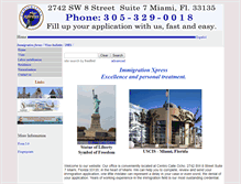 Tablet Screenshot of immigrationxpress.com